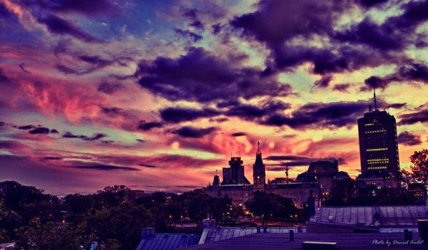 Розовое небо