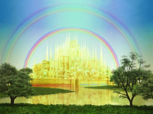 Золотой Небесный город картинки для детей
