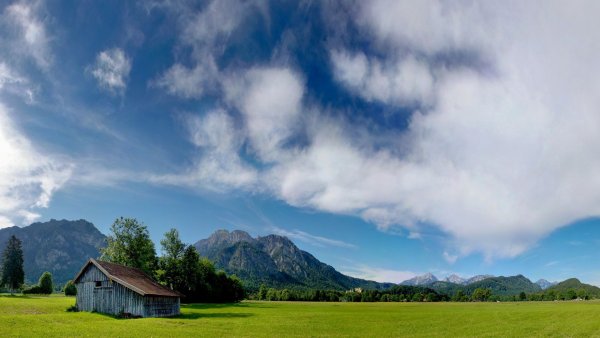 Дача фон панорама