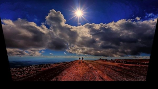 Небо солнце облака