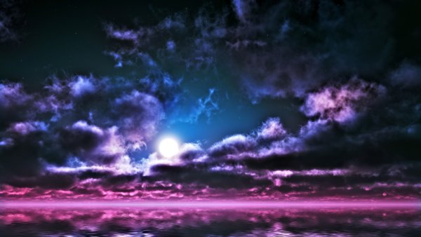 Сиреневое небо