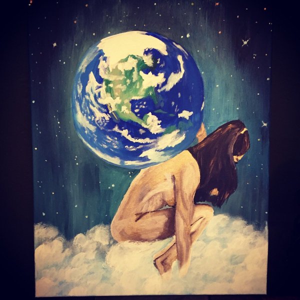 Скульптор Теребенев Атланты