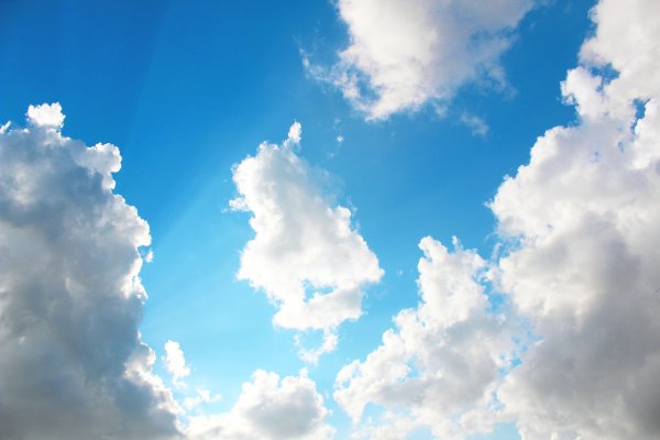 Фон небо с облаками для фотошопа