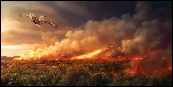 Небо в огне война