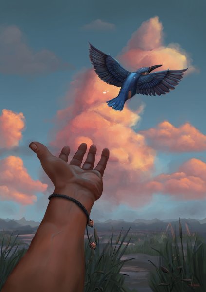 Мирное небо голуби