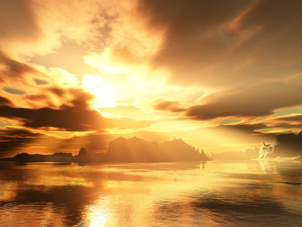 Золотой закат