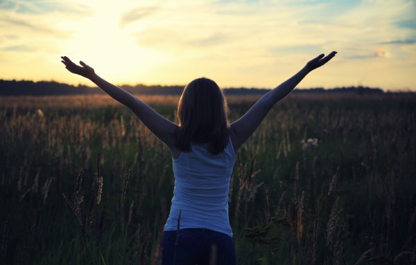 Девушка со спины