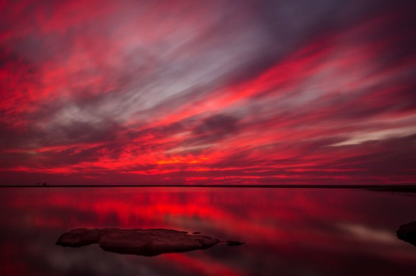 Красное небо