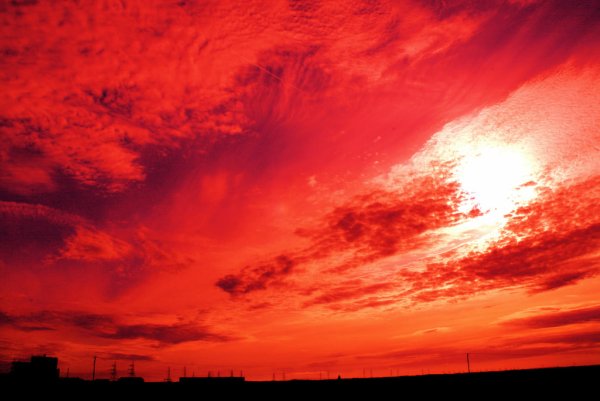 Красное небо апокалипсис