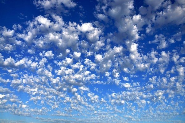 Красивое небо с облаками