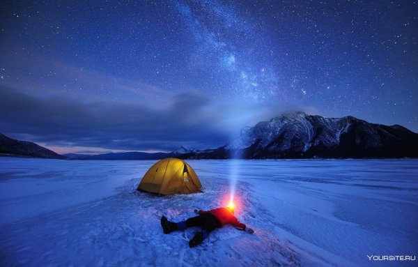 Ночь костер звезды