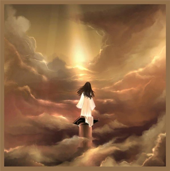 Девочка уходит в небо