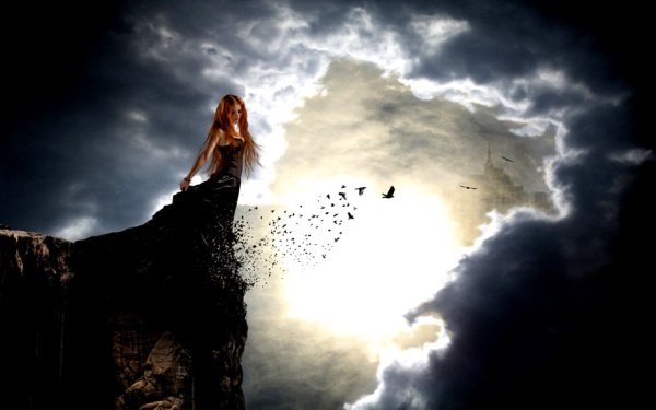 Женщина уходит