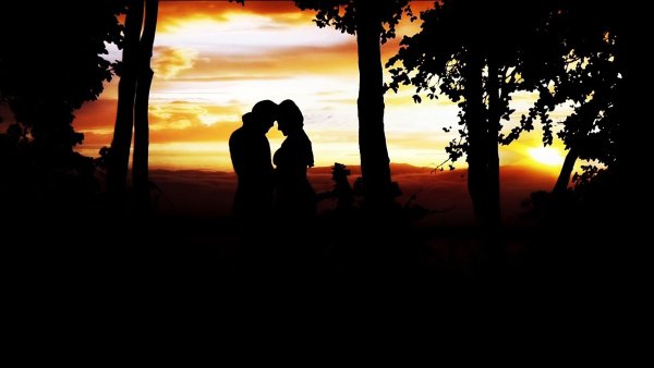 Влюбленные ночью