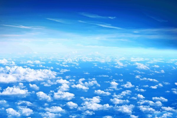 Голубое небо