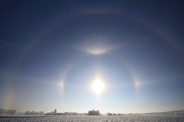 Купол солнечное небо