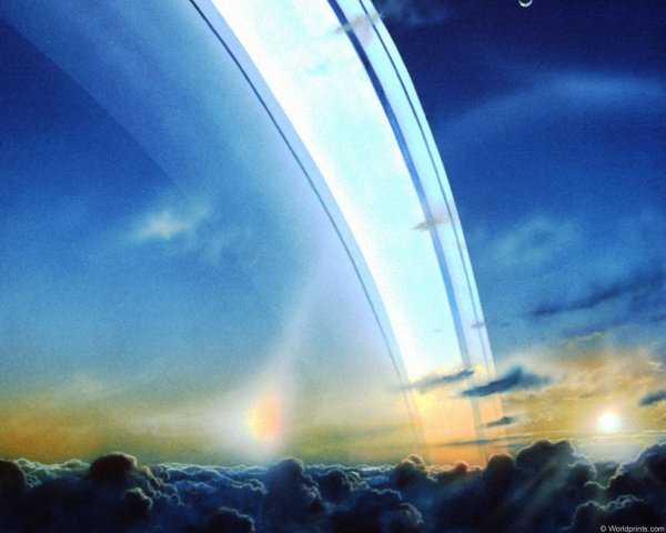 Кольца Сатурна вид с земли