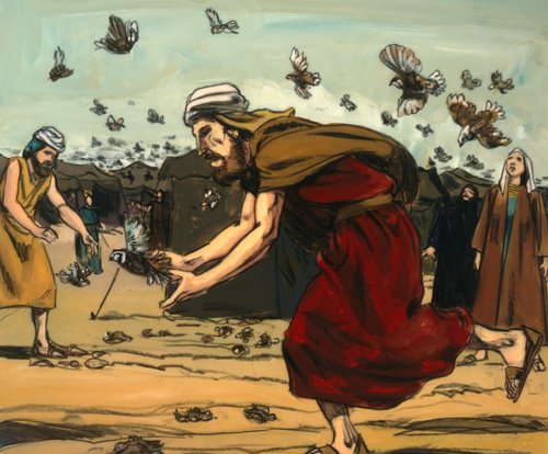 Моисей и народ в пустыне