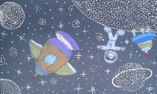 Рисование по теме космос в подготовительной группе