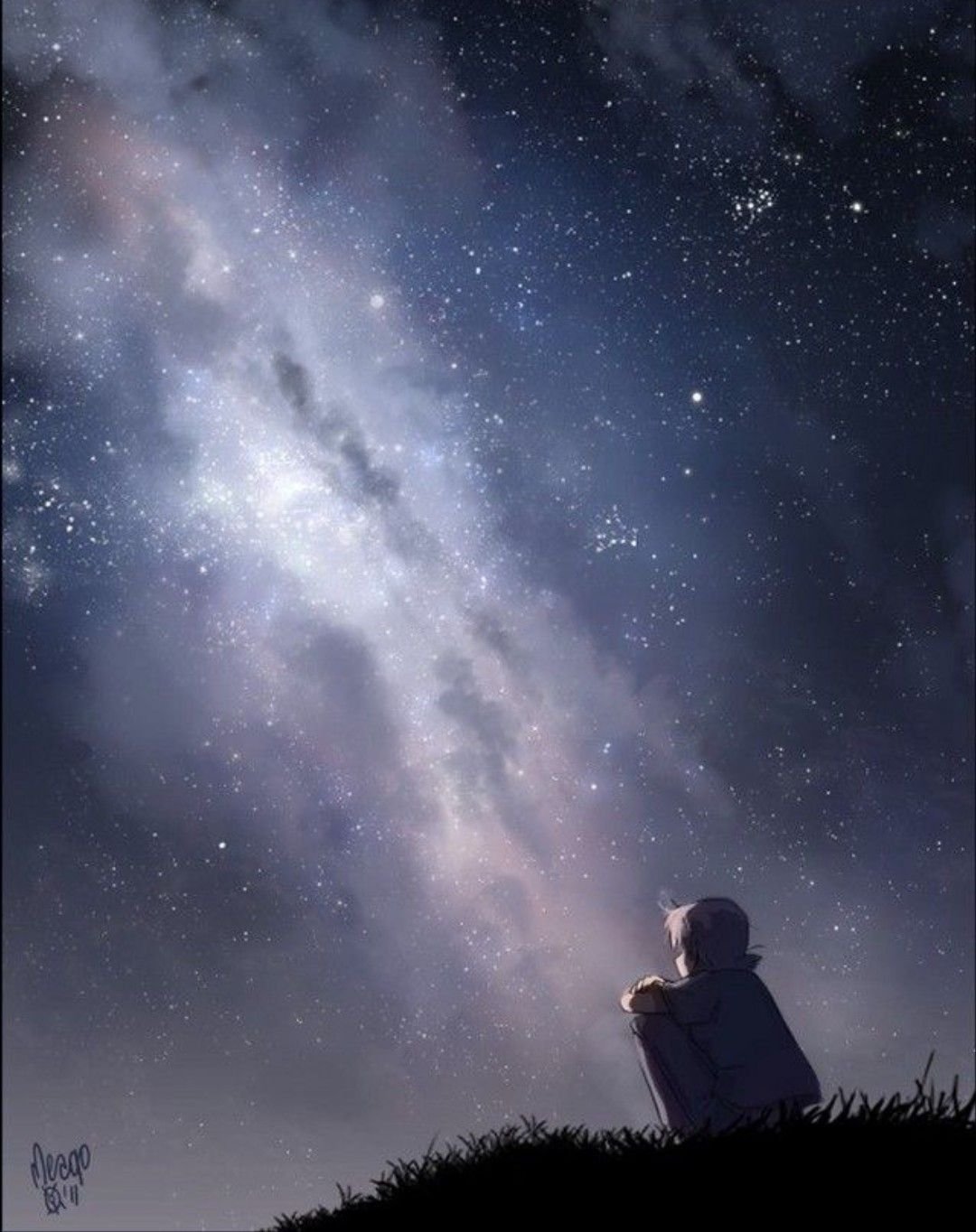 Ария смотрящего на звезды. Космос одиночество. Звездное небо и человек. Человек и ночное небо. Парень и звездное небо.