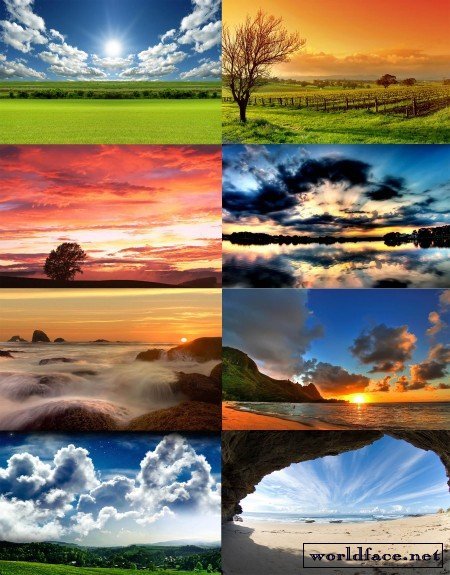 Облака коллаж