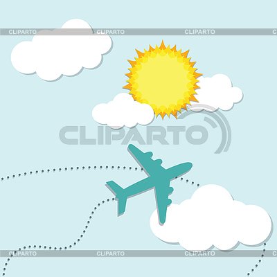 Самолет рисунок