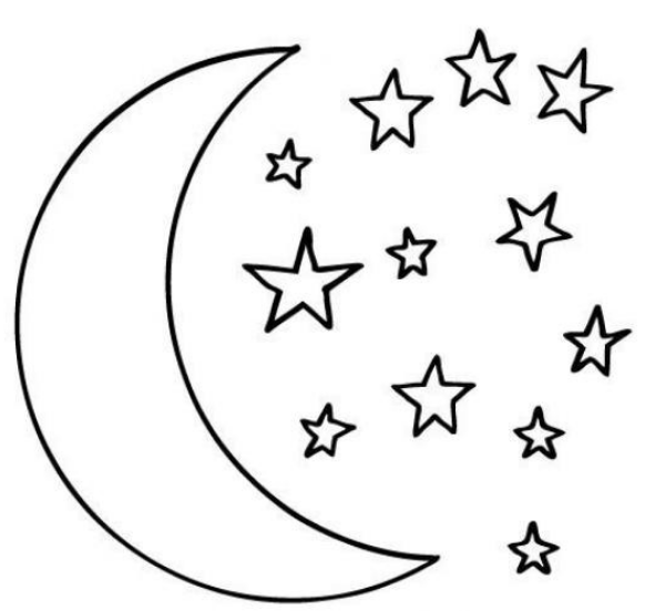 Месяц для вырезания