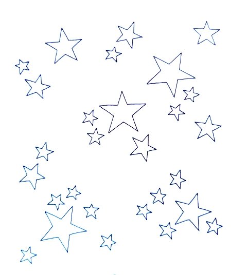 Трафареты для декора звезды