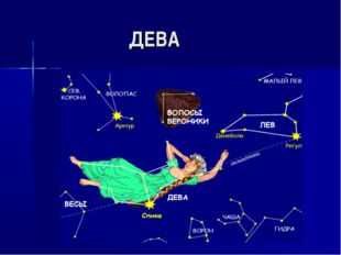 Дева Virgo Созвездие