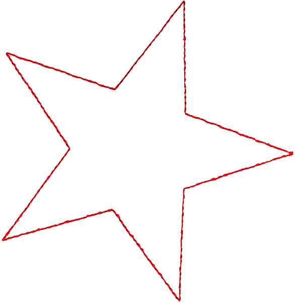 Звезда на лист а4