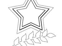 Звезда Победы раскраска