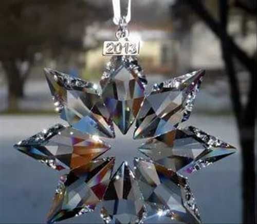 Елочные игрушки из кристаллов