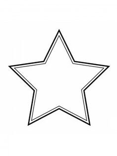 Звездочки трафарет для детей