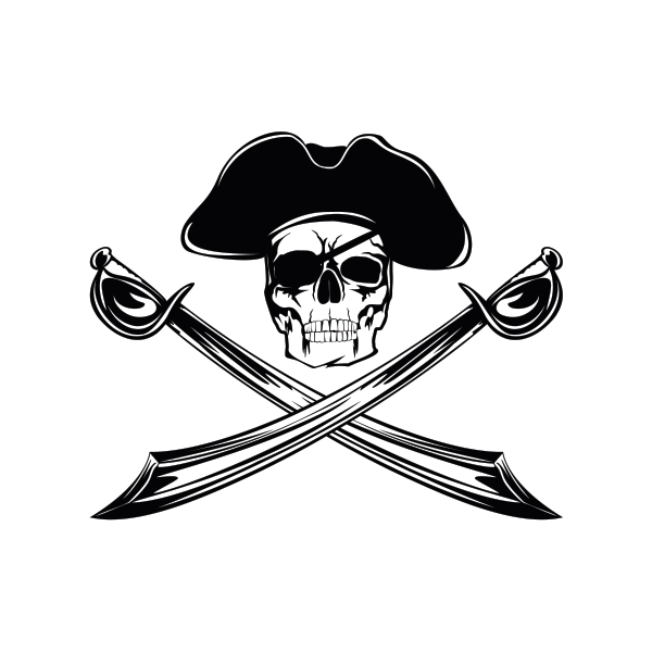 Пиратские эмблемы для печати
