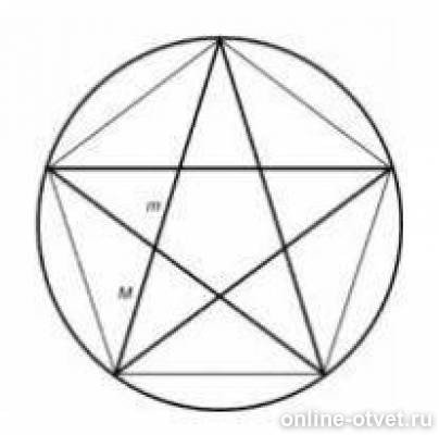 Пятиконечная звезда золотое сечение