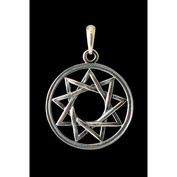 Пентаграмма девятиконечная звезда