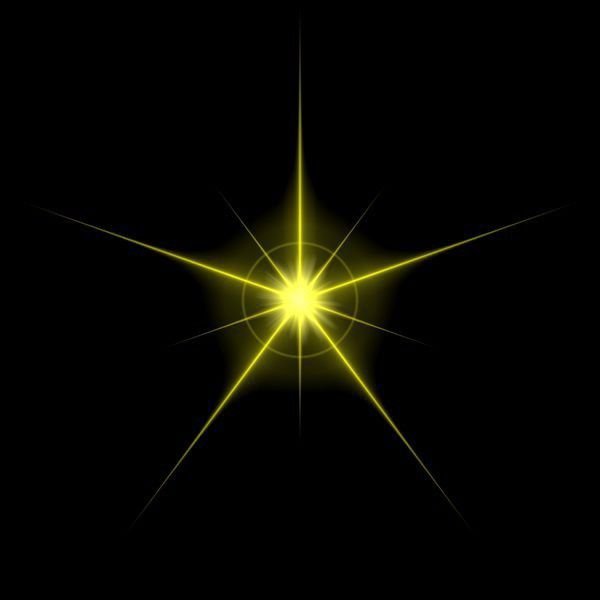 Восьмиконечная звезда на небе