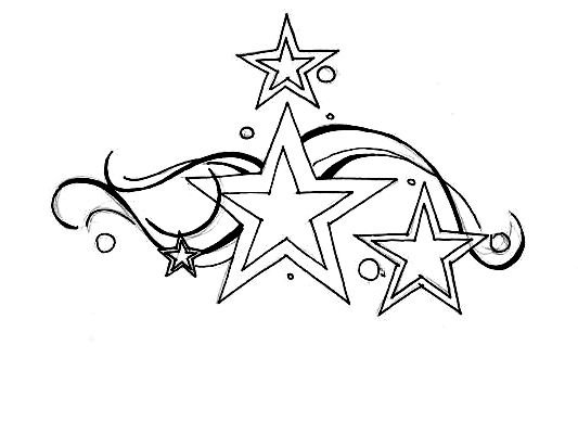 Раскраска Звездочка
