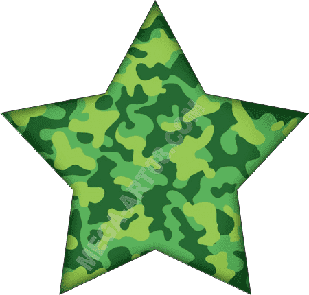 Звезда камуфляжная