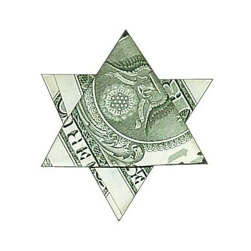 Денежный треугольник из доллара