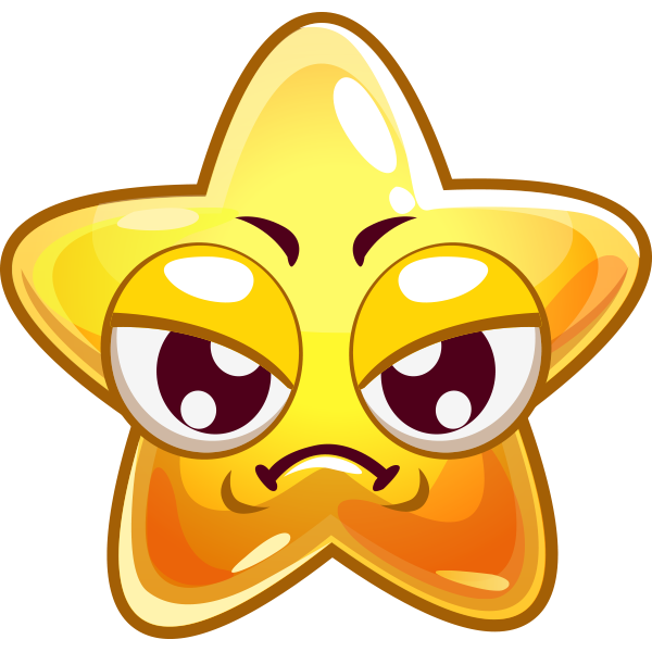 Смайлик звездочки