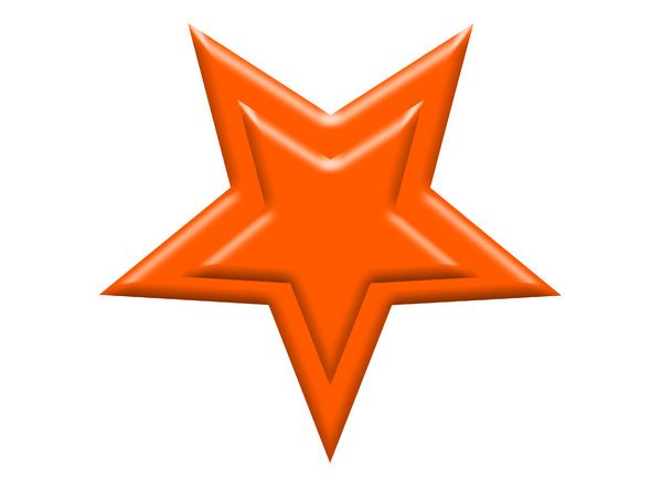 Оранжевая звезда