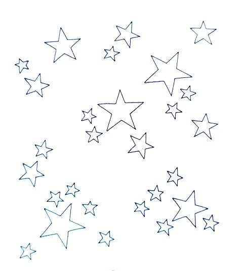 Трафарет звезды