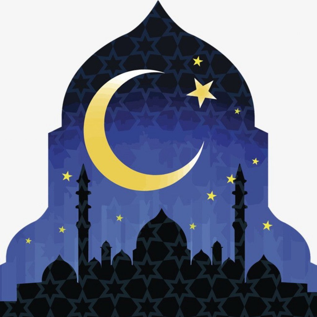 Начало рамадана луна. Мусульманство полумесяц. Полумесяц и звезда в Исламе. Мечеть полумесяц со звездой. Символ Ислама.