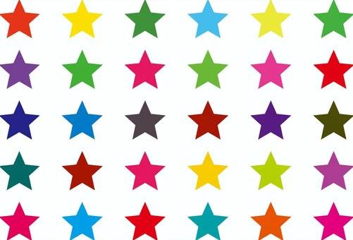 Разноцветные звезды