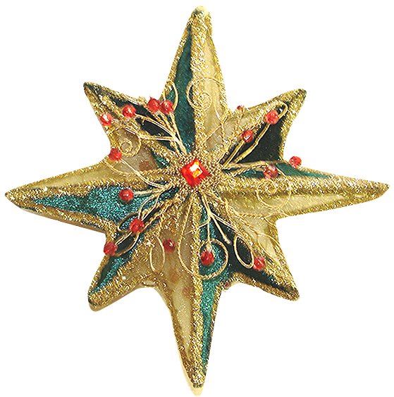 Елочные игрушки звездочки