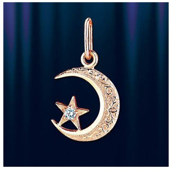 Мусульманский полумесяц со звездой