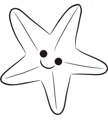 Патрик морская звезда раскраска