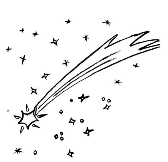 Комета рисунок