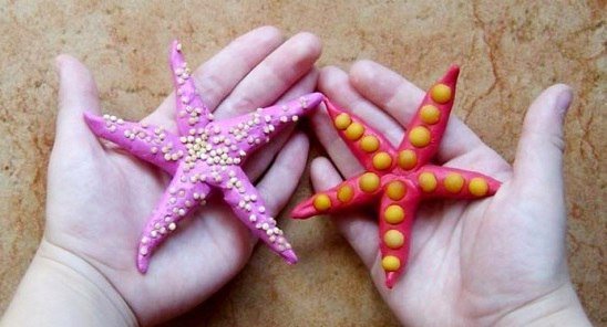 Полимерная глина морская тема